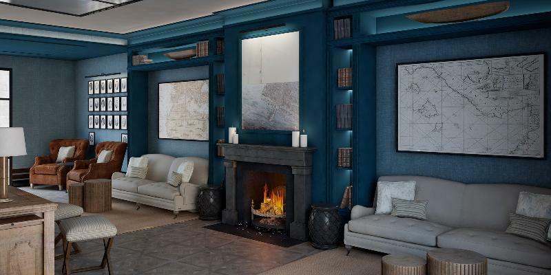 Hotel Antigua Palma - Casa Noble Esterno foto A fireplace in a living room